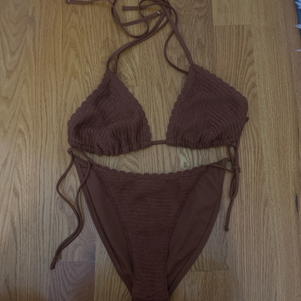 Wild Fable Brown Bathing Suit